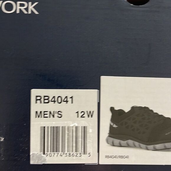 Reebok Work RB4443 Men's Sublite Work Safety Toe size 12W - Picture 7 of 8